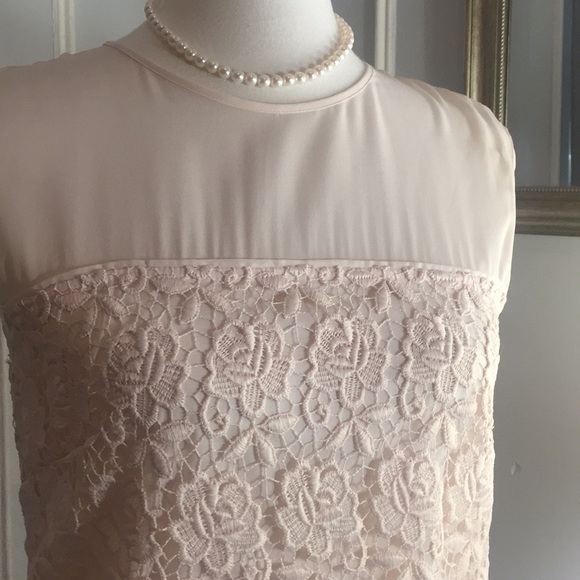 Reiss Dresses & Skirts - Reiss lace blush dress 4